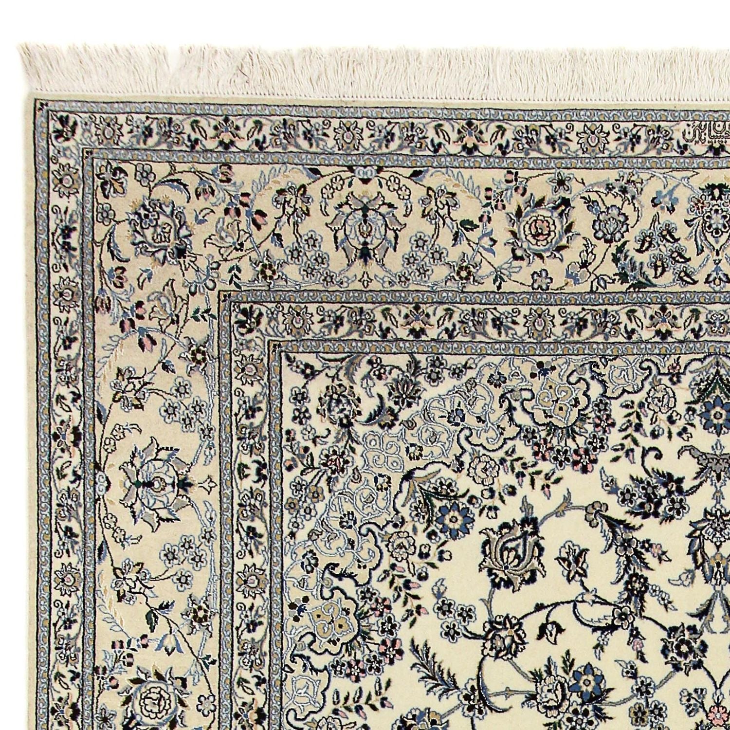 Persisk tæppe - Nain - Premium - 307 x 205 cm - beige
