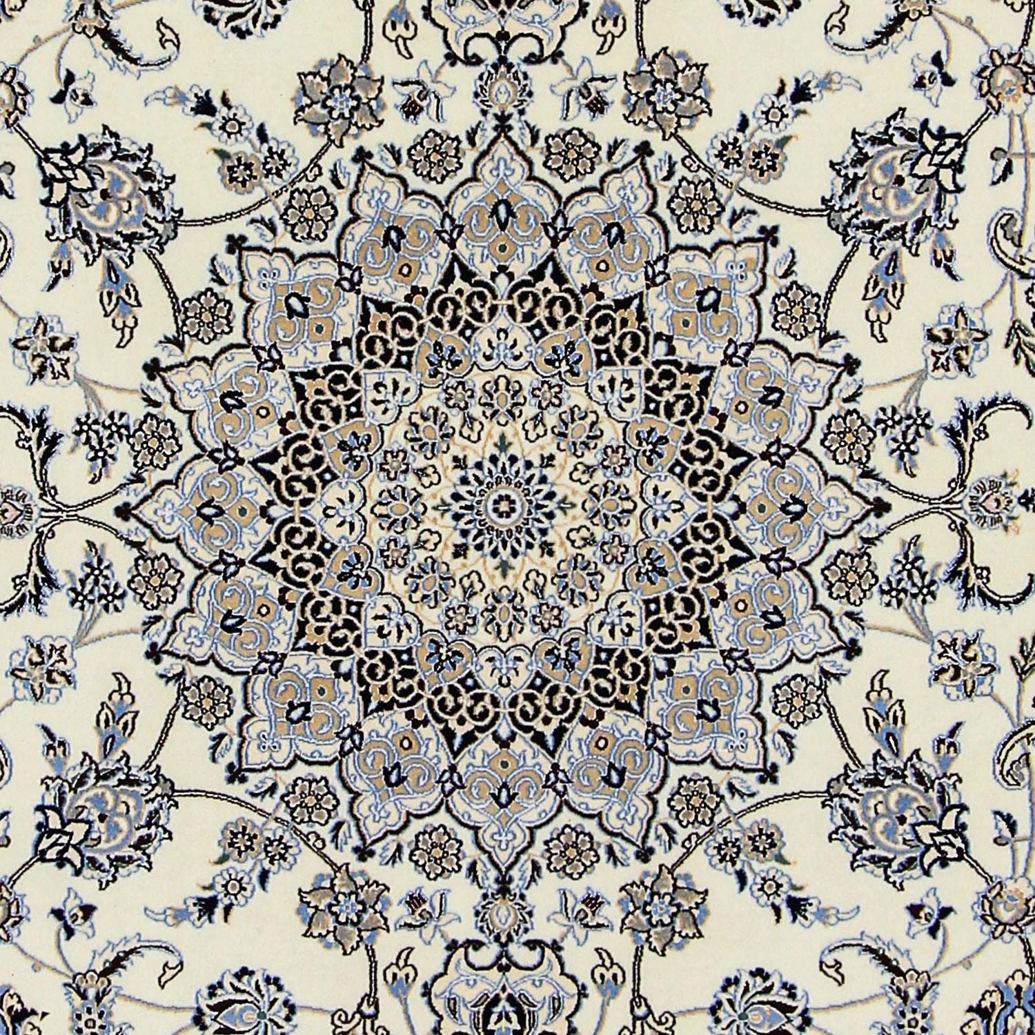 Persisk tæppe - Nain - Premium - 268 x 208 cm - beige