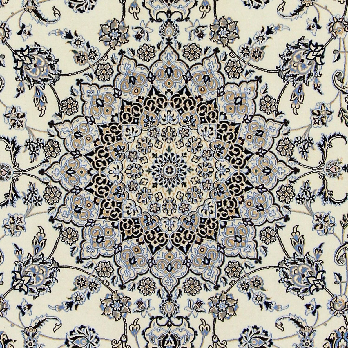 Persisk tæppe - Nain - Premium - 268 x 208 cm - beige