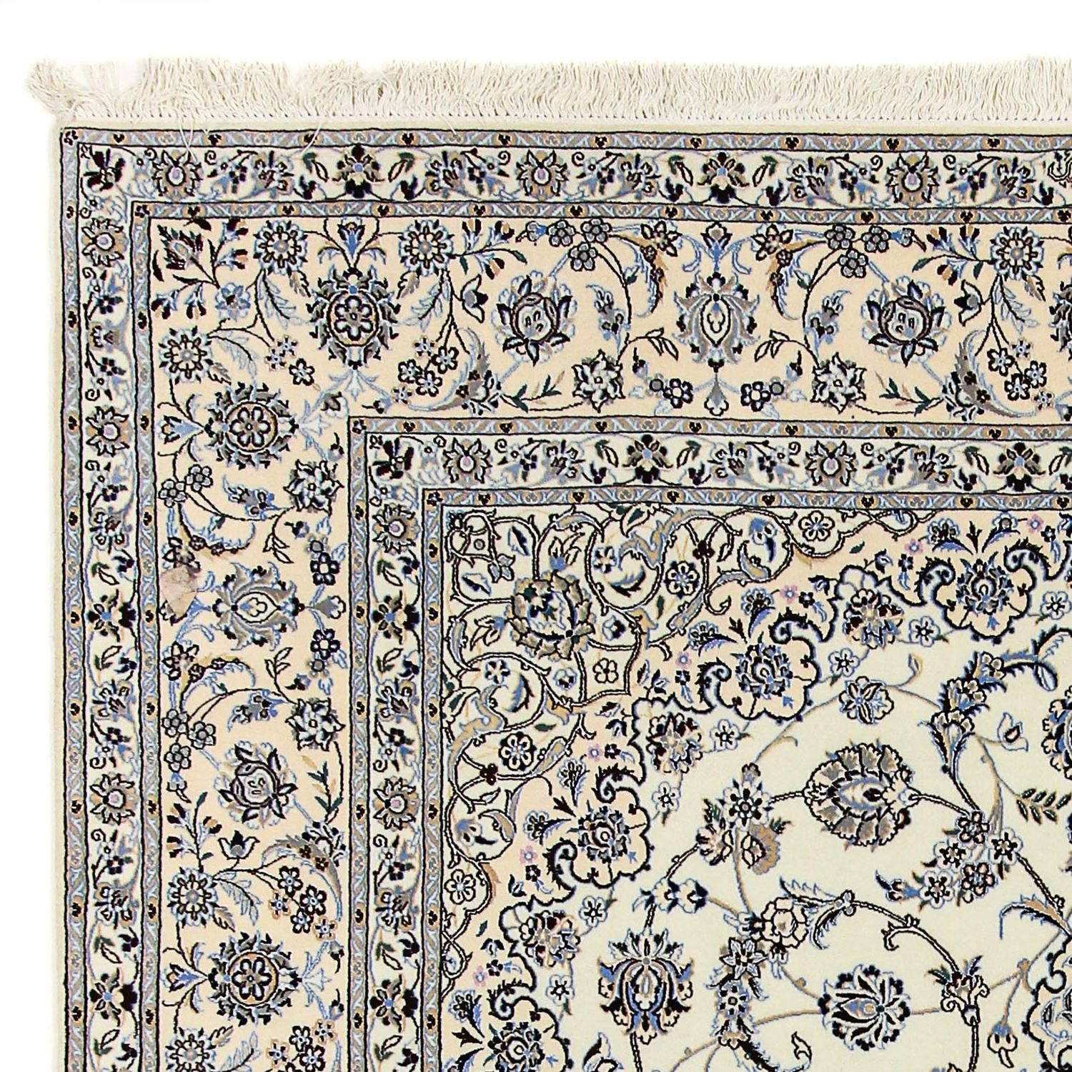 Persisk tæppe - Nain - Premium - 268 x 208 cm - beige