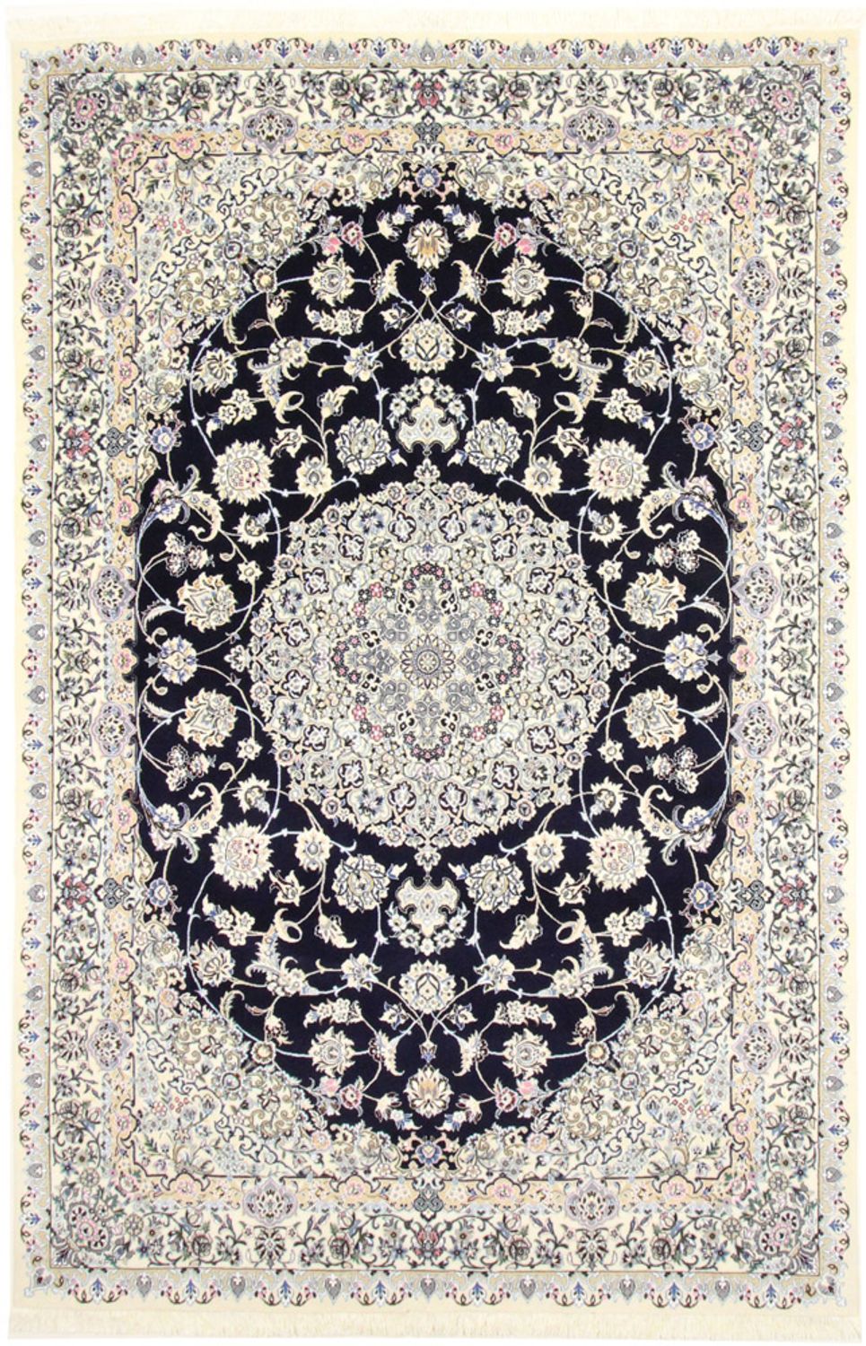 Persisk tæppe - Nain - Royal - 309 x 205 cm - mørkeblå