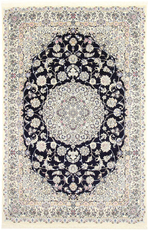 Persisk tæppe - Nain - Royal - 309 x 205 cm - mørkeblå