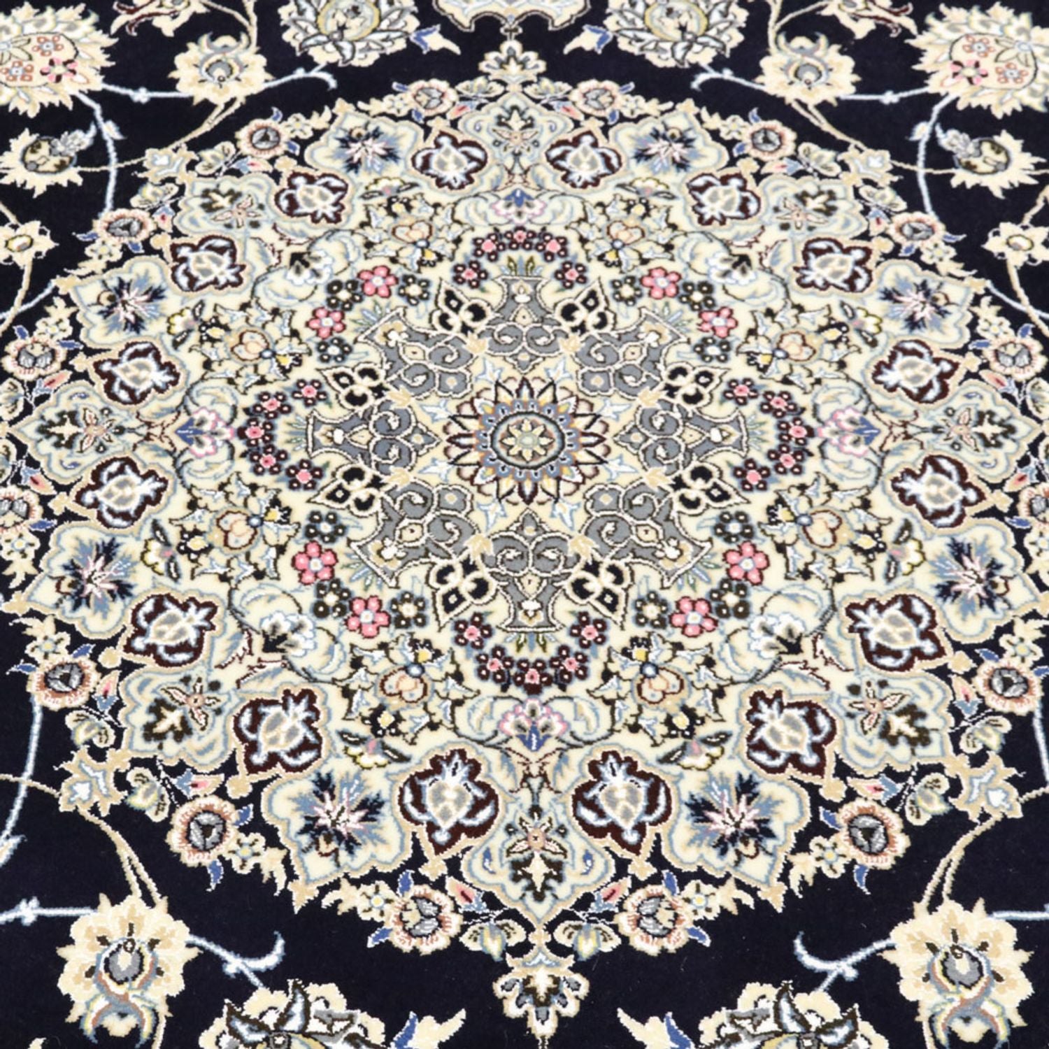 Persisk tæppe - Nain - Royal - 309 x 205 cm - mørkeblå