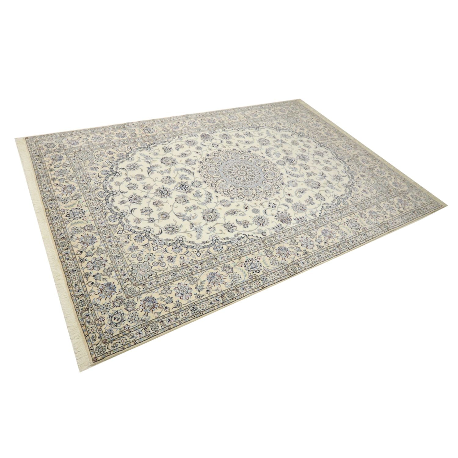 Persisk tæppe - Nain - Royal - 356 x 250 cm - creme