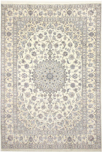 Persisk tæppe - Nain - Royal - 361 x 249 cm - creme