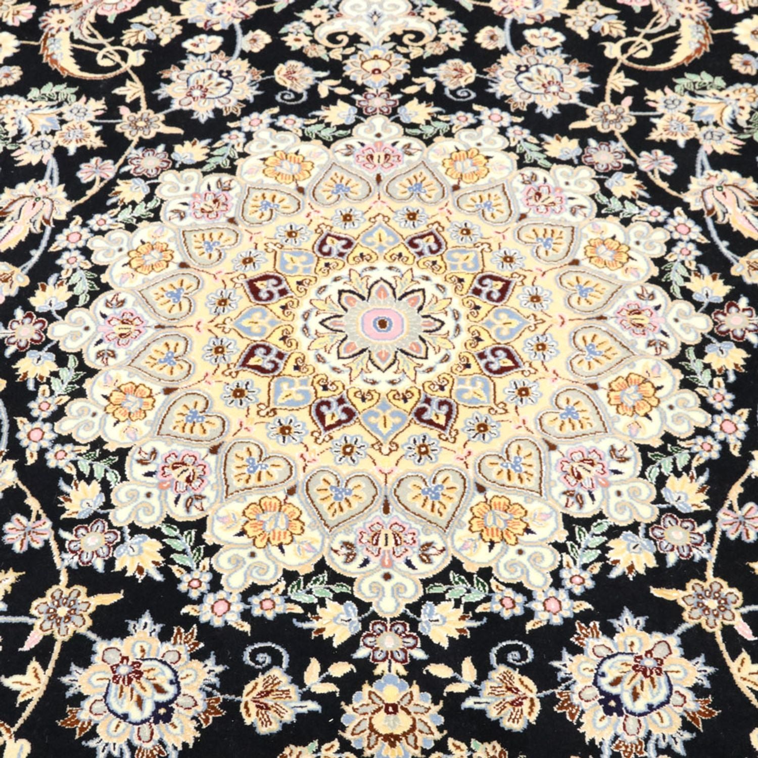 Persisk tæppe - Nain - Royal - 350 x 254 cm - mørkeblå