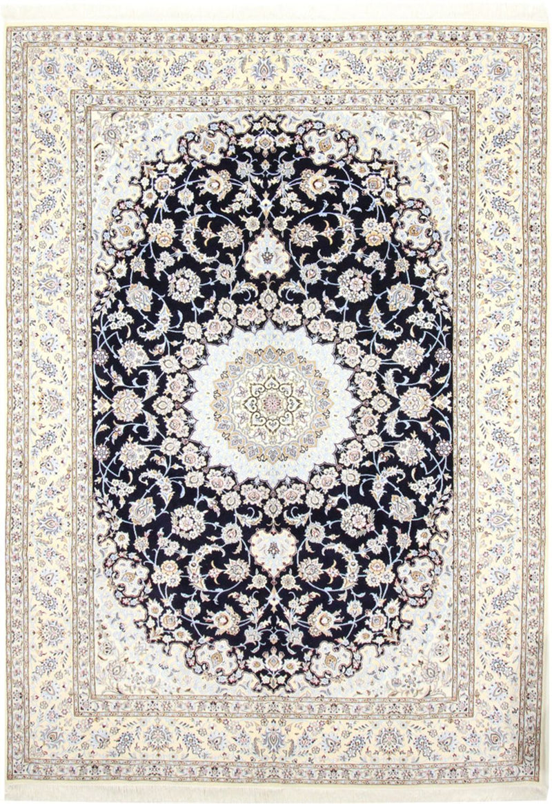 Persisk tæppe - Nain - Royal - 356 x 248 cm - mørkeblå