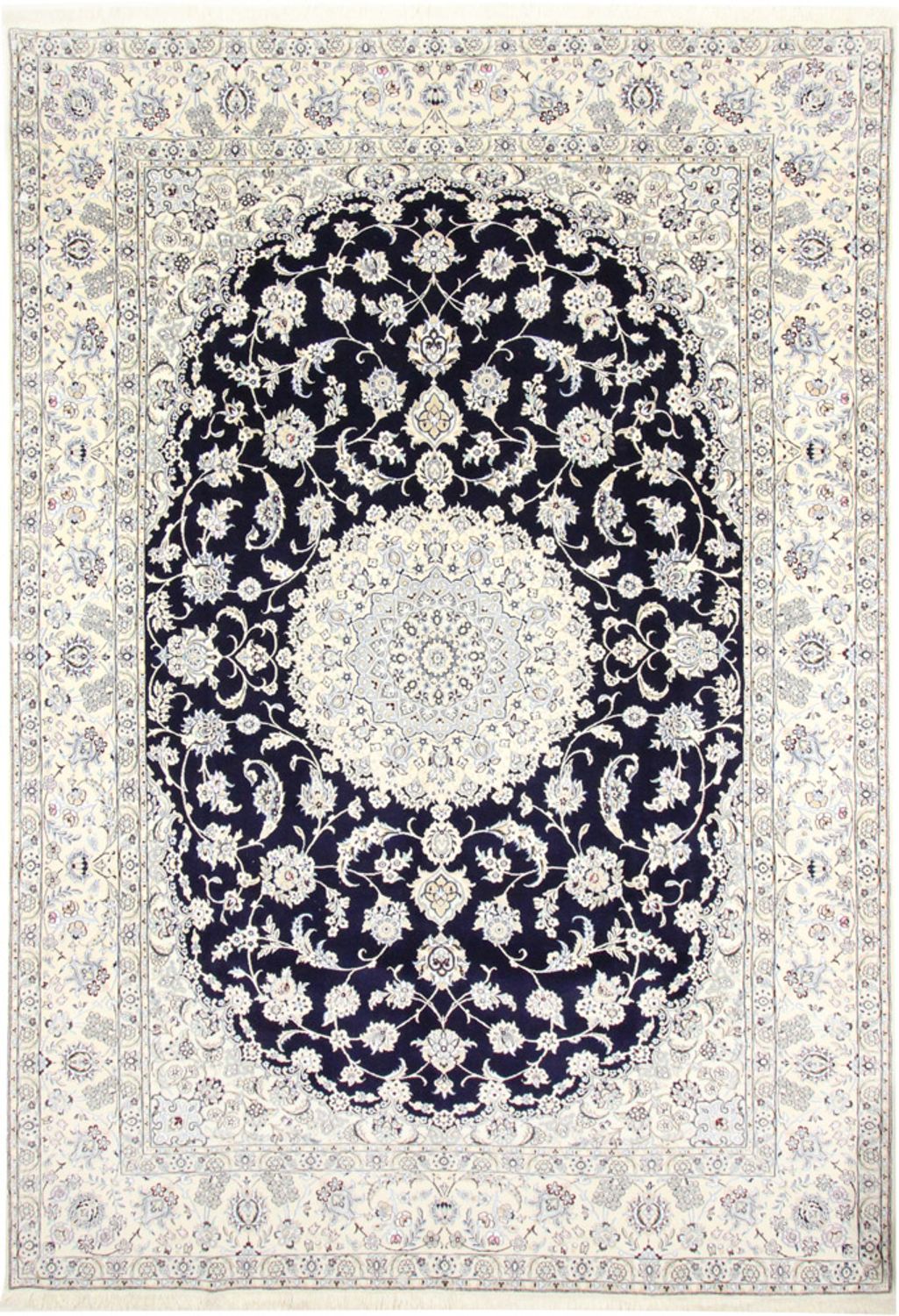 Persisk tæppe - Nain - Royal - 360 x 248 cm - mørkeblå