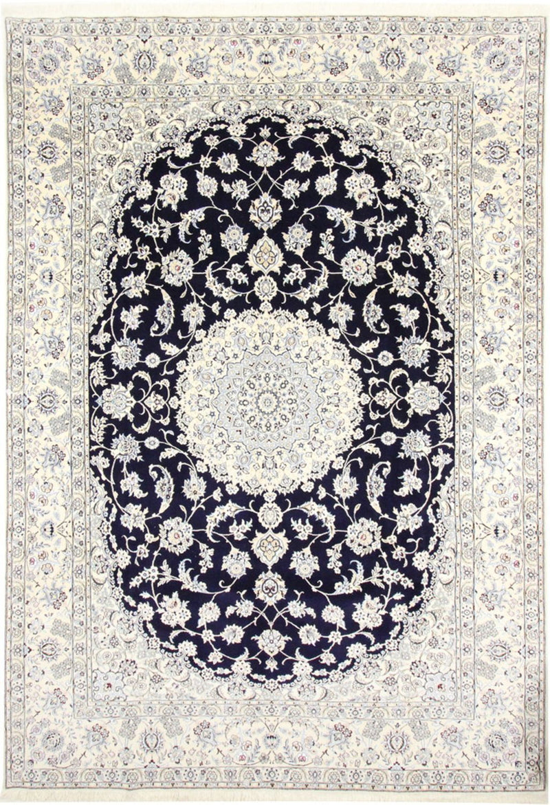 Persisk tæppe - Nain - Royal - 360 x 248 cm - mørkeblå