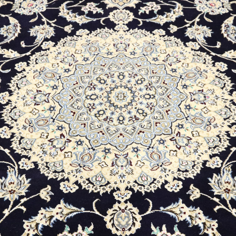 Persisk tæppe - Nain - Royal - 350 x 246 cm - mørkeblå
