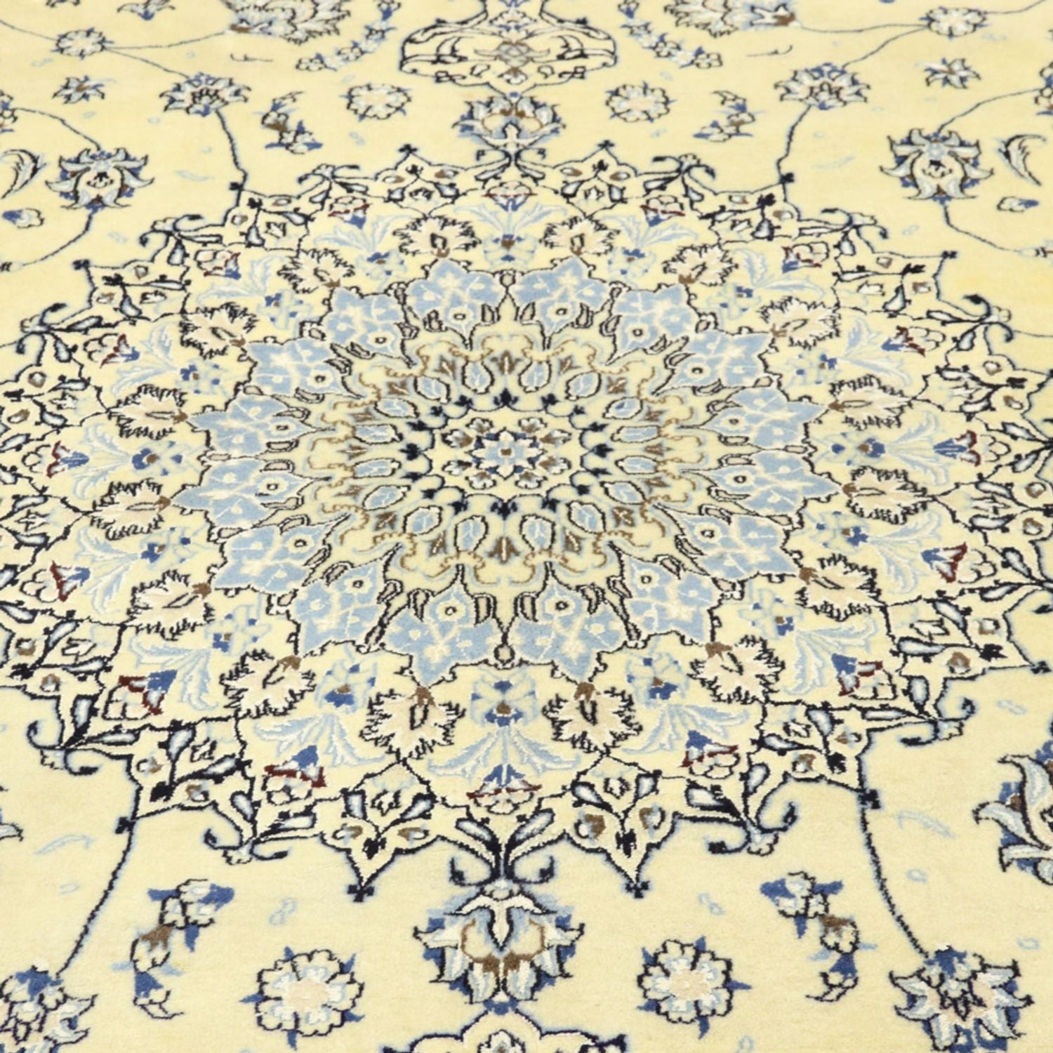 Persisk tæppe - Nain - Royal - 393 x 303 cm - creme