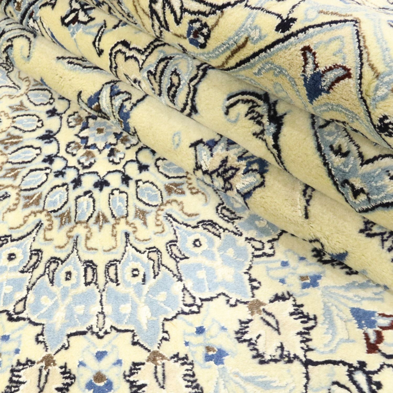 Persisk tæppe - Nain - Royal - 393 x 303 cm - creme