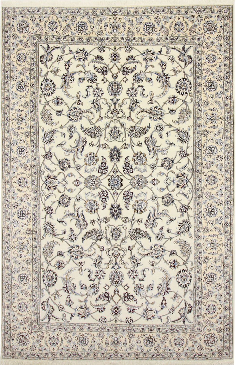 Persisk tæppe - Nain - Royal - 308 x 204 cm - creme