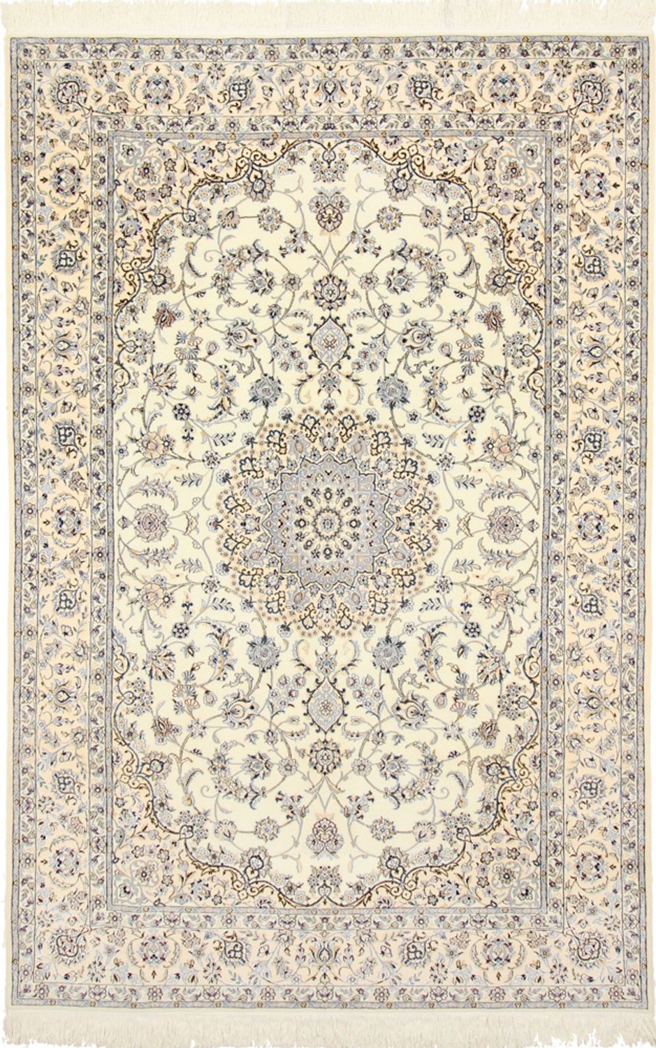 Persisk tæppe - Nain - Royal - 305 x 205 cm - creme