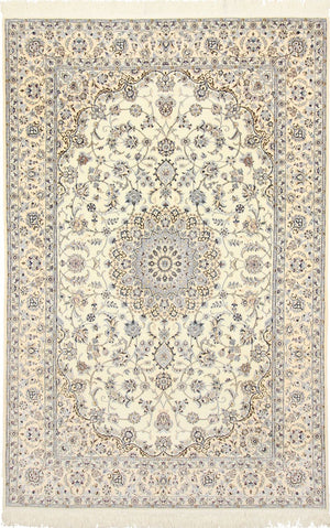 Persisk tæppe - Nain - Royal - 305 x 205 cm - creme