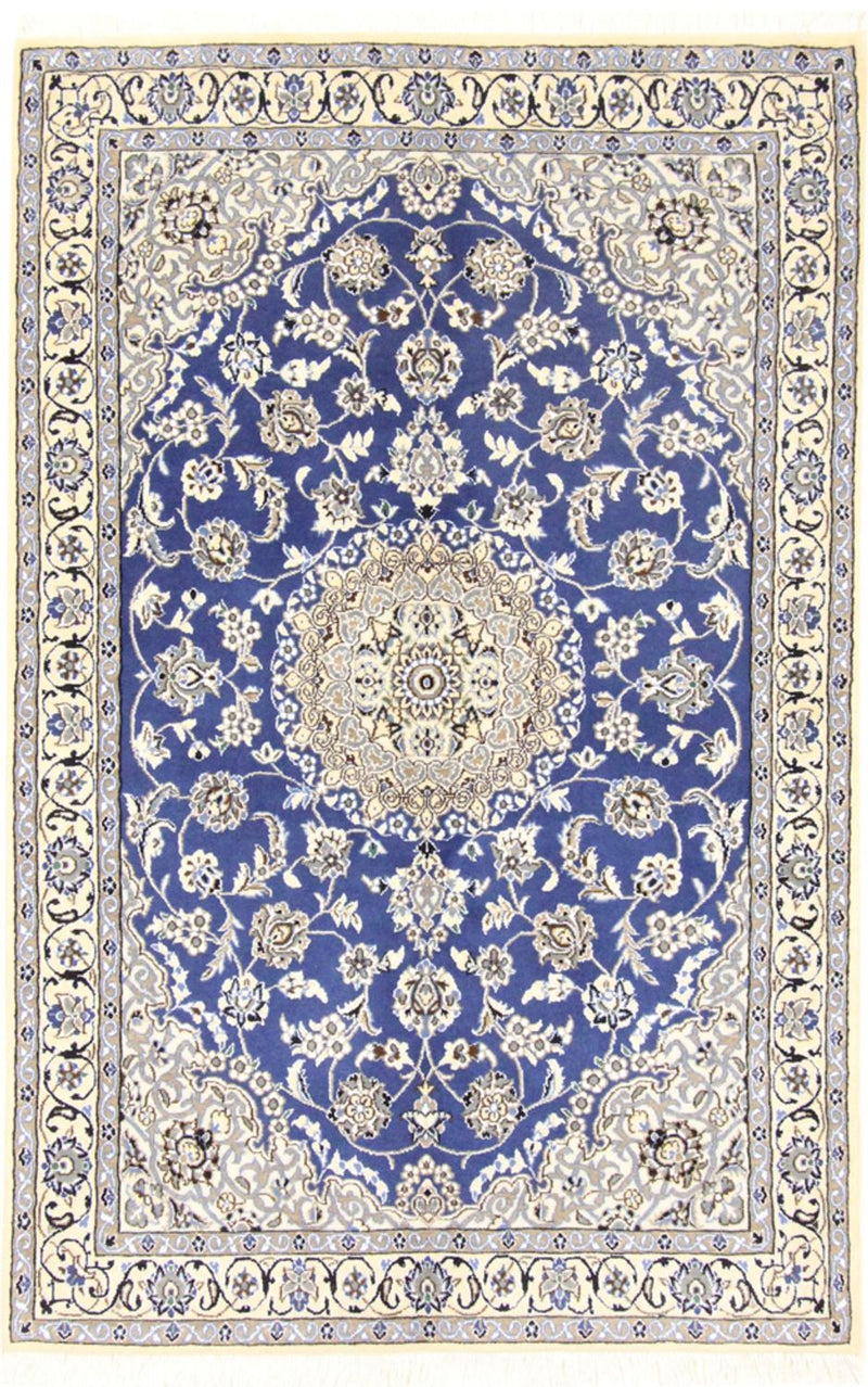 Persisk tæppe - Nain - Royal - 179 x 117 cm - blå