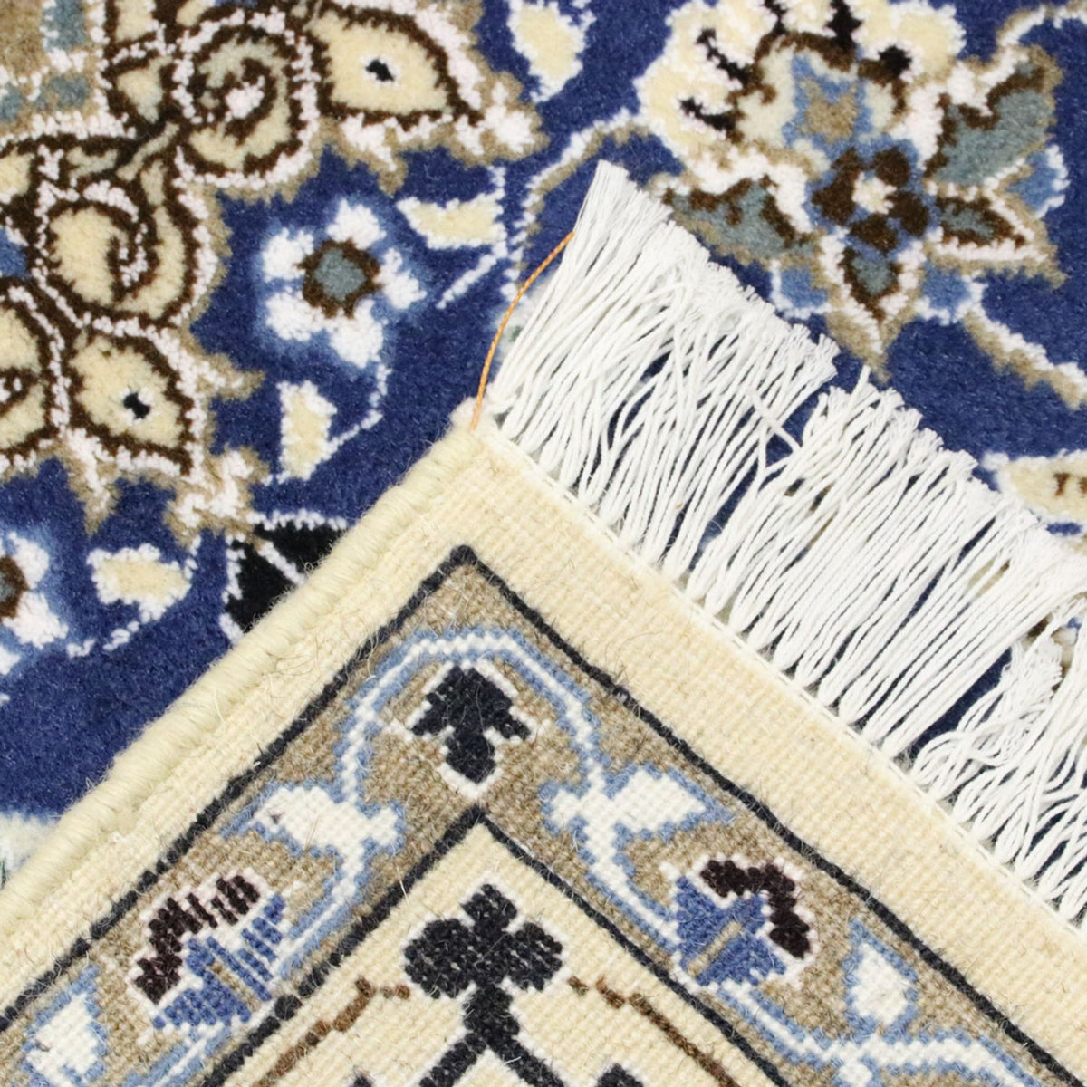 Persisk tæppe - Nain - Royal - 179 x 117 cm - blå