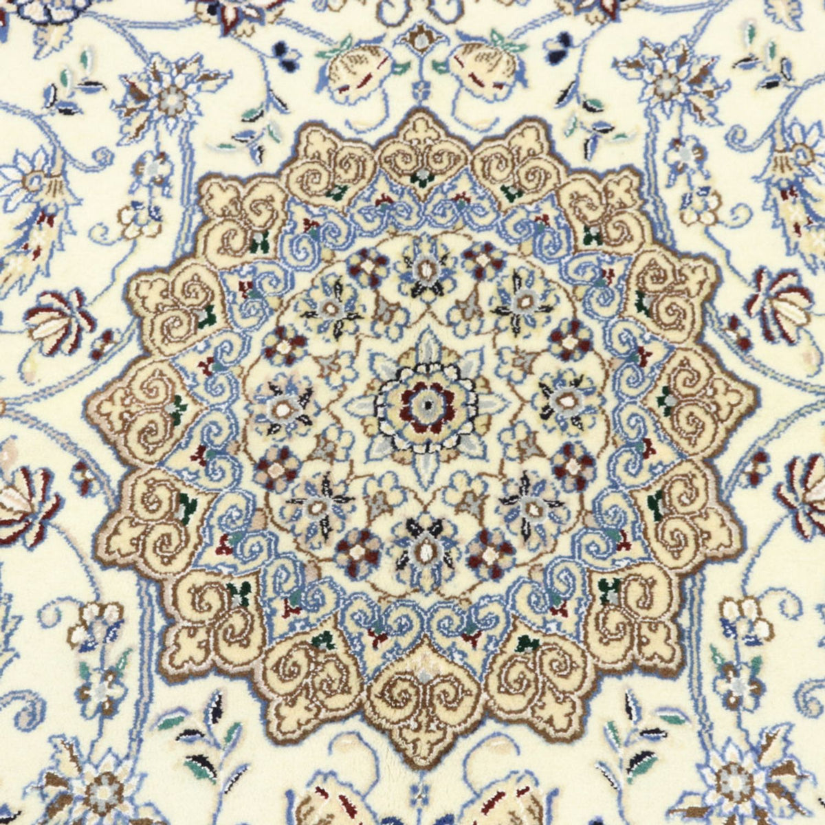 Persisk tæppe - Nain - Royal - 211 x 133 cm - beige