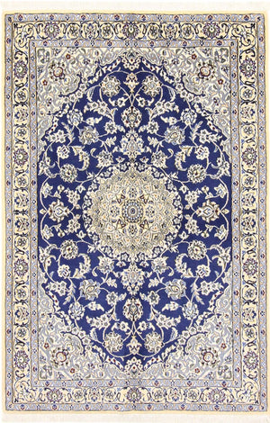 Persisk tæppe - Nain - Royal - 175 x 116 cm - blå