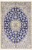 Persisk tæppe - Nain - Royal - 175 x 116 cm - blå