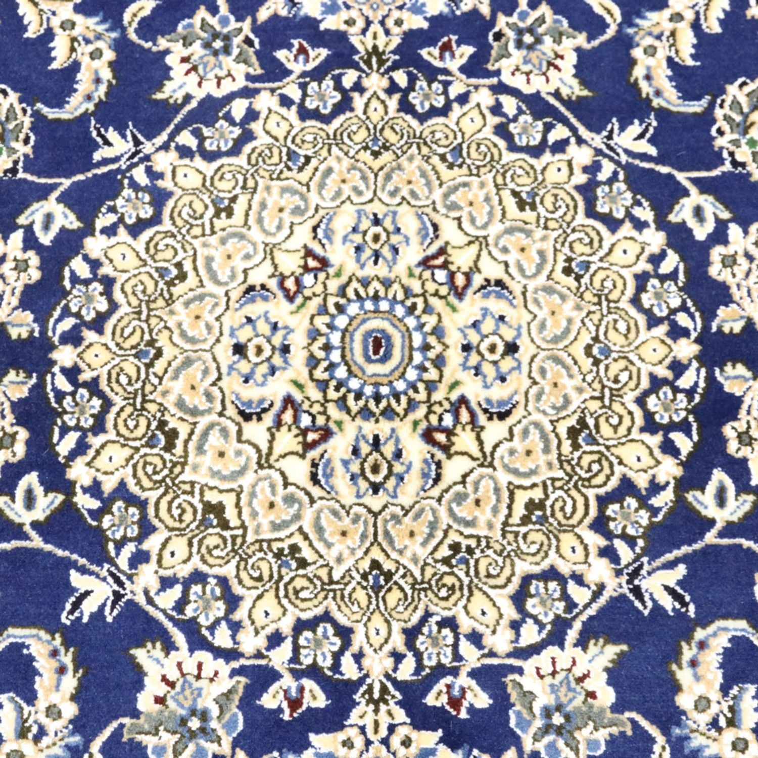 Persisk tæppe - Nain - Royal - 175 x 116 cm - blå