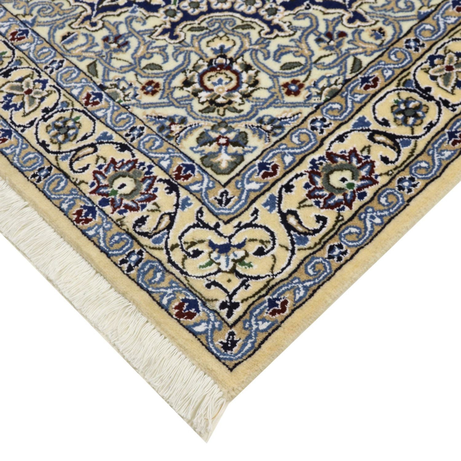 Persisk tæppe - Nain - Royal - 175 x 116 cm - blå