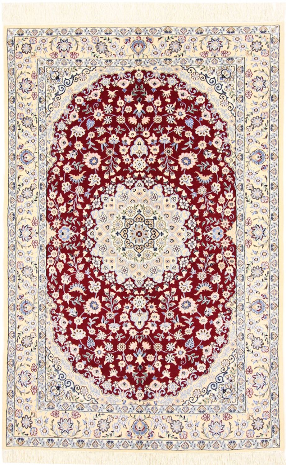 Persisk tæppe - Nain - Royal - 200 x 132 cm - rød