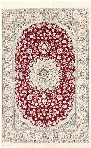 Persisk tæppe - Nain - Royal - 200 x 132 cm - rød