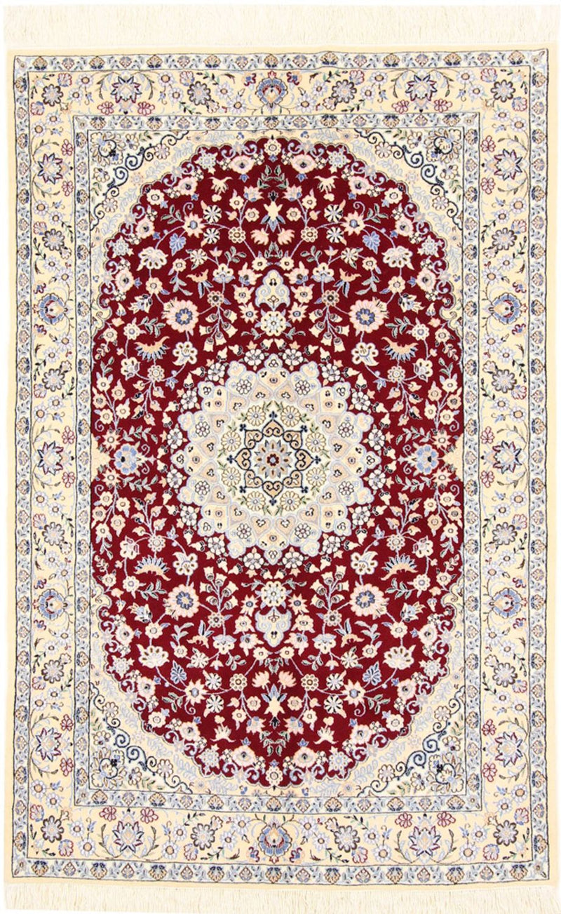 Persisk tæppe - Nain - Royal - 200 x 132 cm - rød
