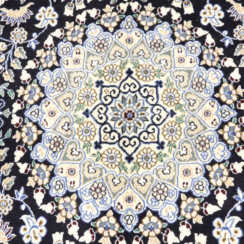 Persisk tæppe - Nain - Royal - 202 x 130 cm - mørkeblå