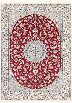 Persisk tæppe - Nain - Royal - 206 x 148 cm - rød