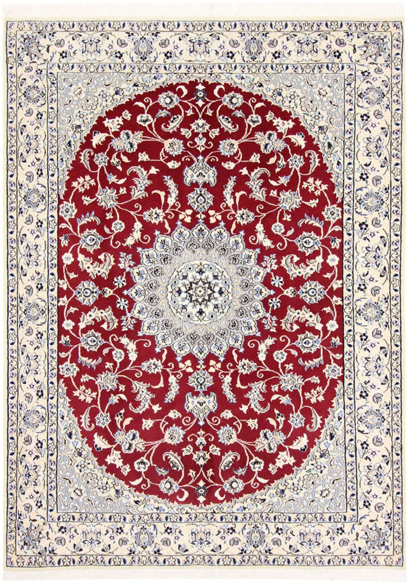 Persisk tæppe - Nain - Royal - 206 x 148 cm - rød