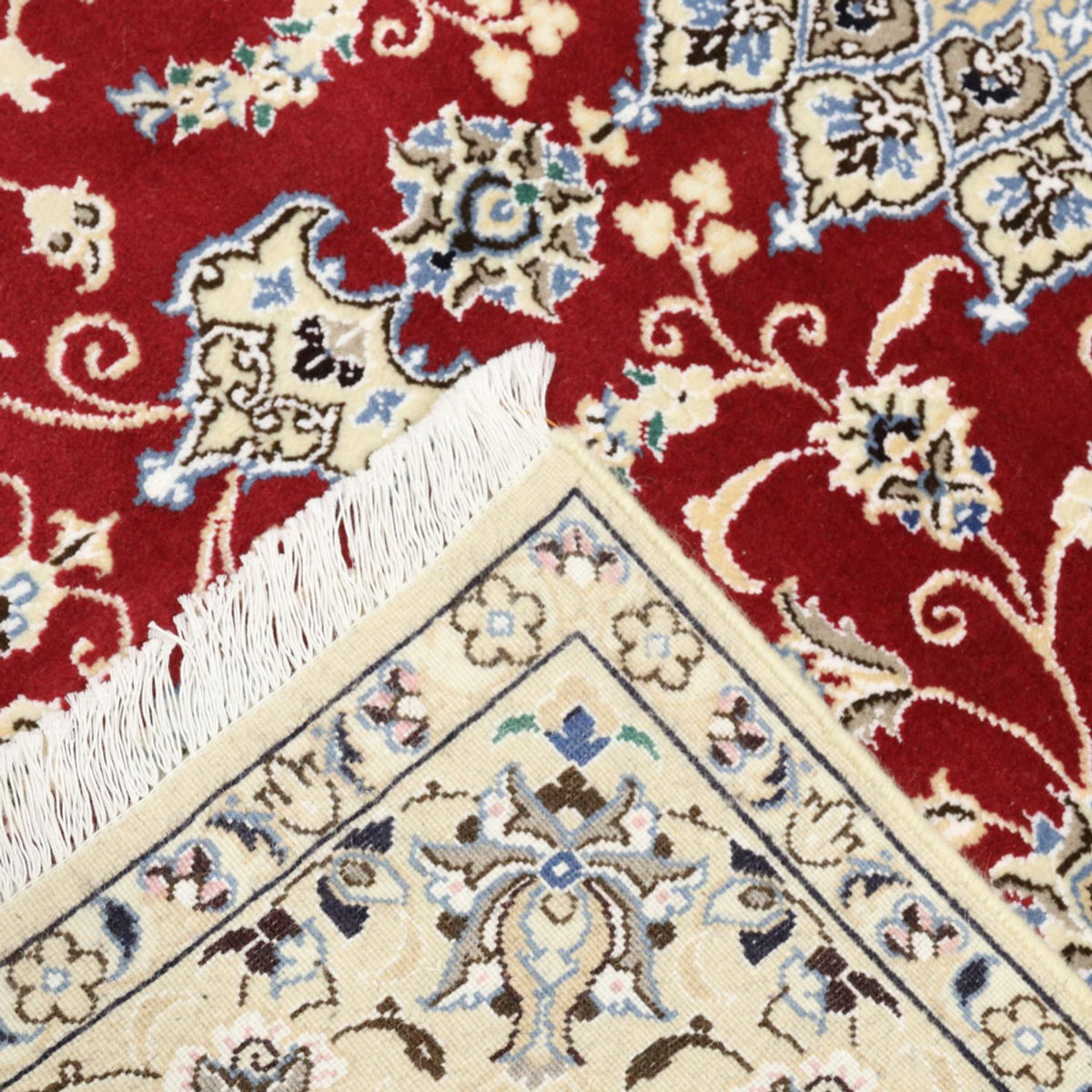 Persisk tæppe - Nain - Royal - 206 x 148 cm - rød