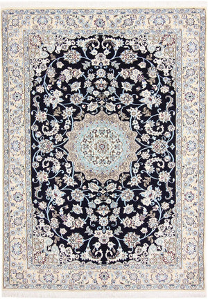 Persisk tæppe - Nain - Royal - 206 x 147 cm - vin rød