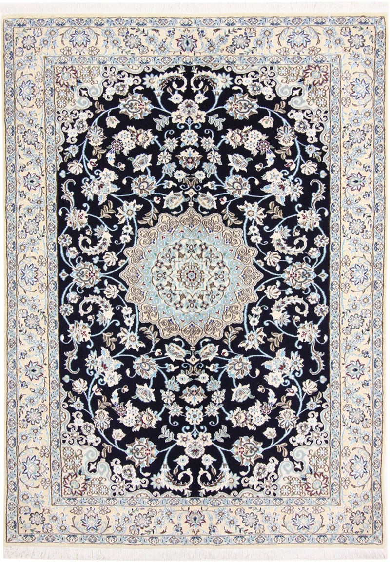 Persisk tæppe - Nain - Royal - 206 x 147 cm - vin rød