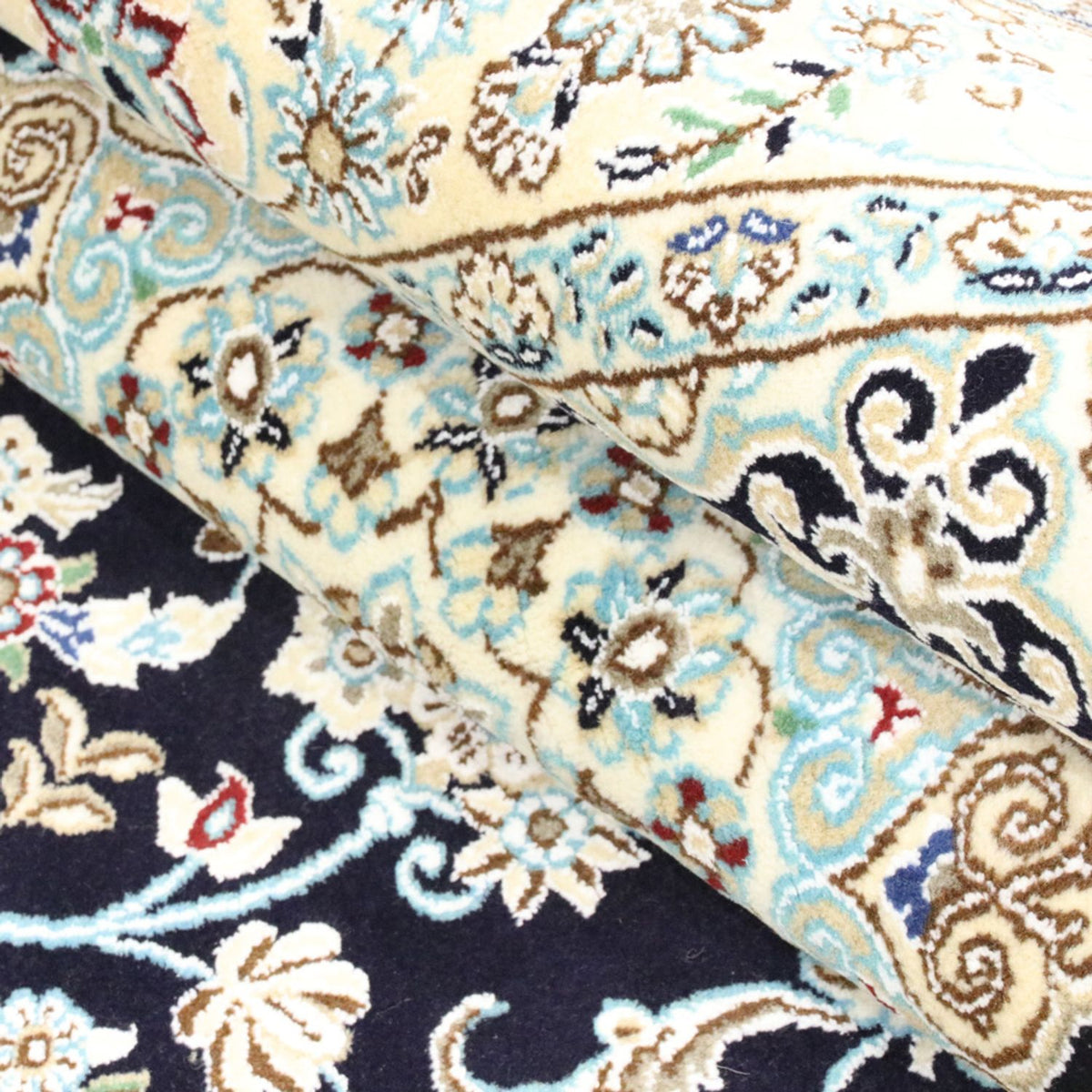 Persisk tæppe - Nain - Royal - 206 x 147 cm - vin rød