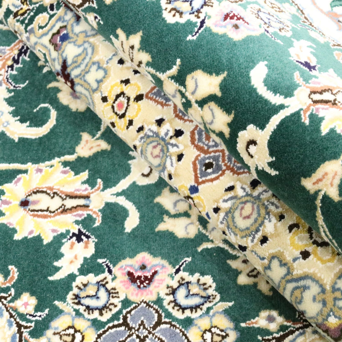 Persisk tæppe - Nain - Royal - 257 x 158 cm - grøn