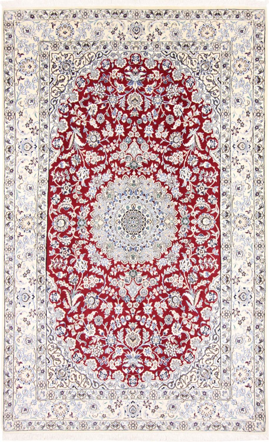 Persisk tæppe - Nain - Royal - 248 x 148 cm - rød