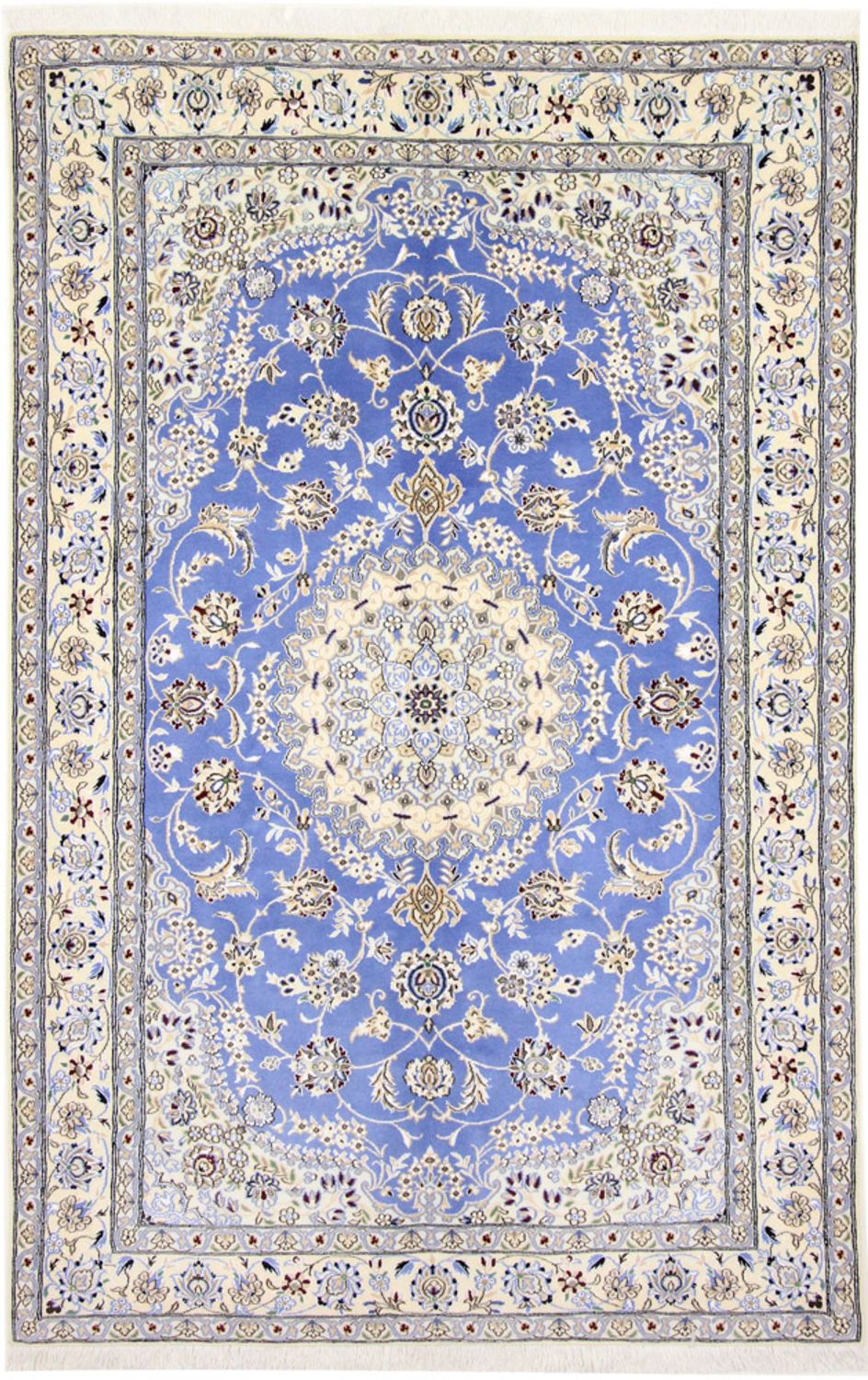 Persisk tæppe - Nain - Royal - 248 x 158 cm - blå