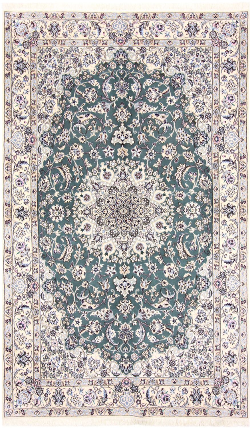 Persisk tæppe - Nain - Royal - 259 x 156 cm - grøn
