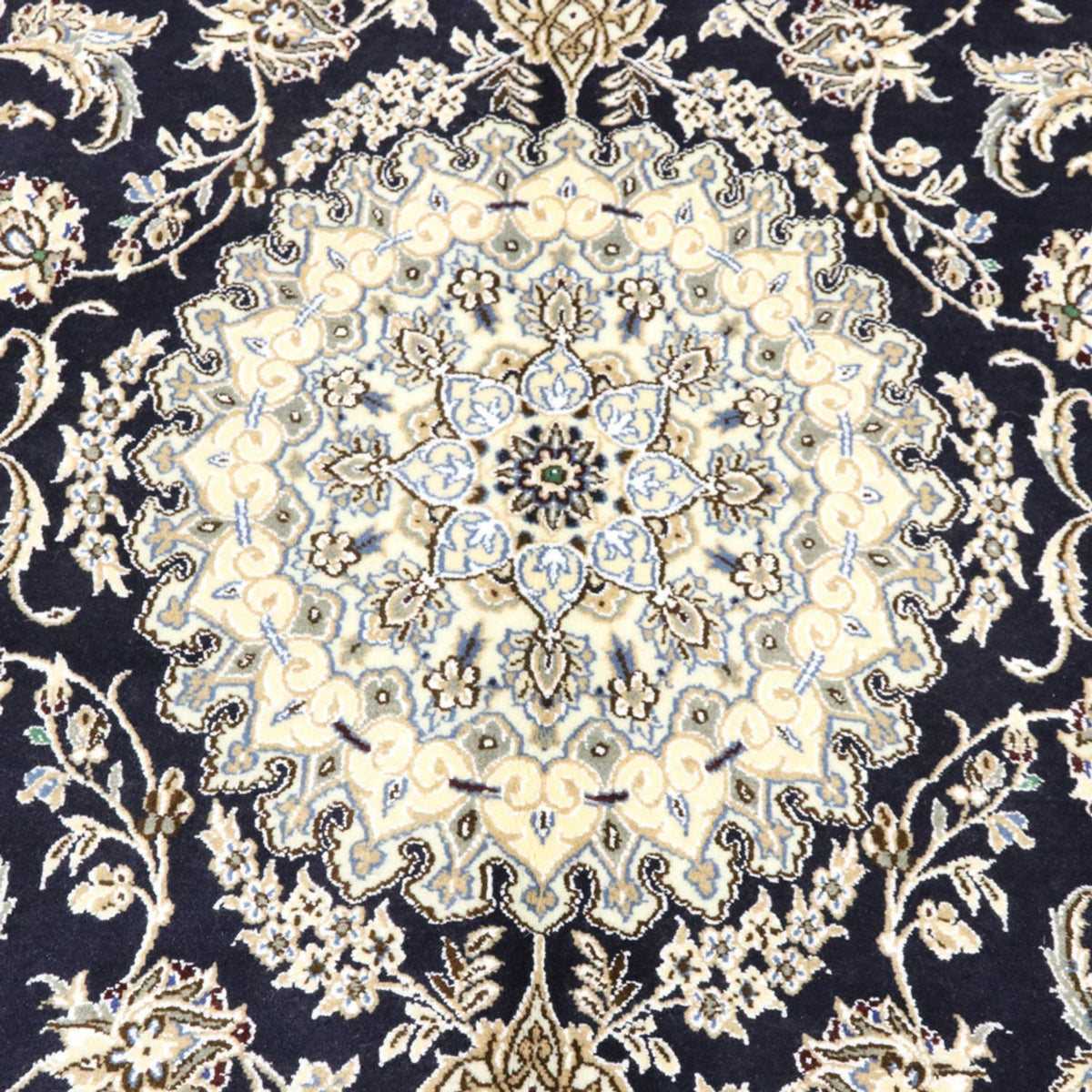 Persisk tæppe - Nain - Royal - 255 x 154 cm - mørkeblå