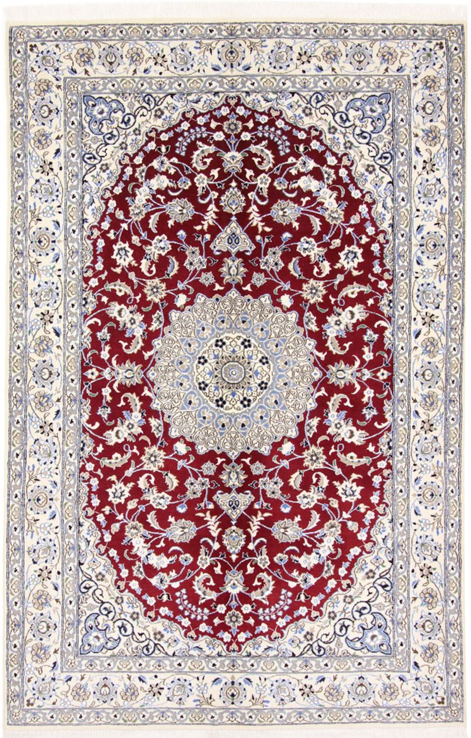 Persisk tæppe - Nain - Royal - 240 x 158 cm - rød