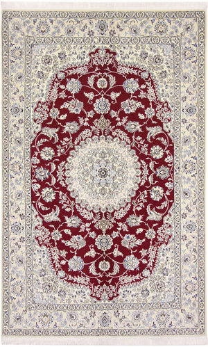 Persisk tæppe - Nain - Royal - 255 x 160 cm - rød