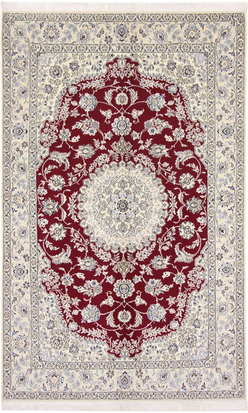 Persisk tæppe - Nain - Royal - 255 x 160 cm - rød