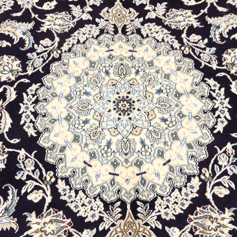 Persisk tæppe - Nain - Royal - 246 x 154 cm - mørkeblå