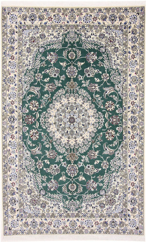 Persisk tæppe - Nain - Royal - 250 x 156 cm - grøn