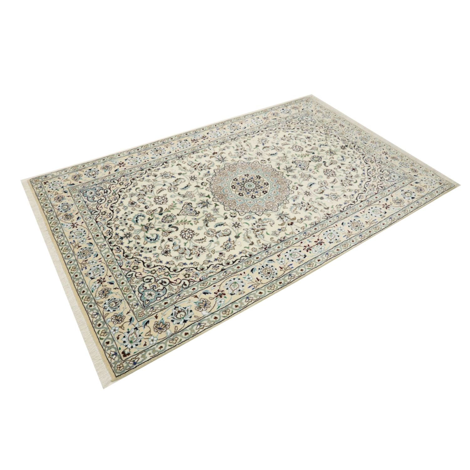 Persisk tæppe - Nain - Royal - 246 x 154 cm - beige