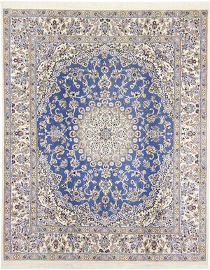 Persisk tæppe - Nain - Royal - 250 x 200 cm - blå