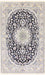 Persisk tæppe - Nain - Royal - 202 x 132 cm - mørkeblå