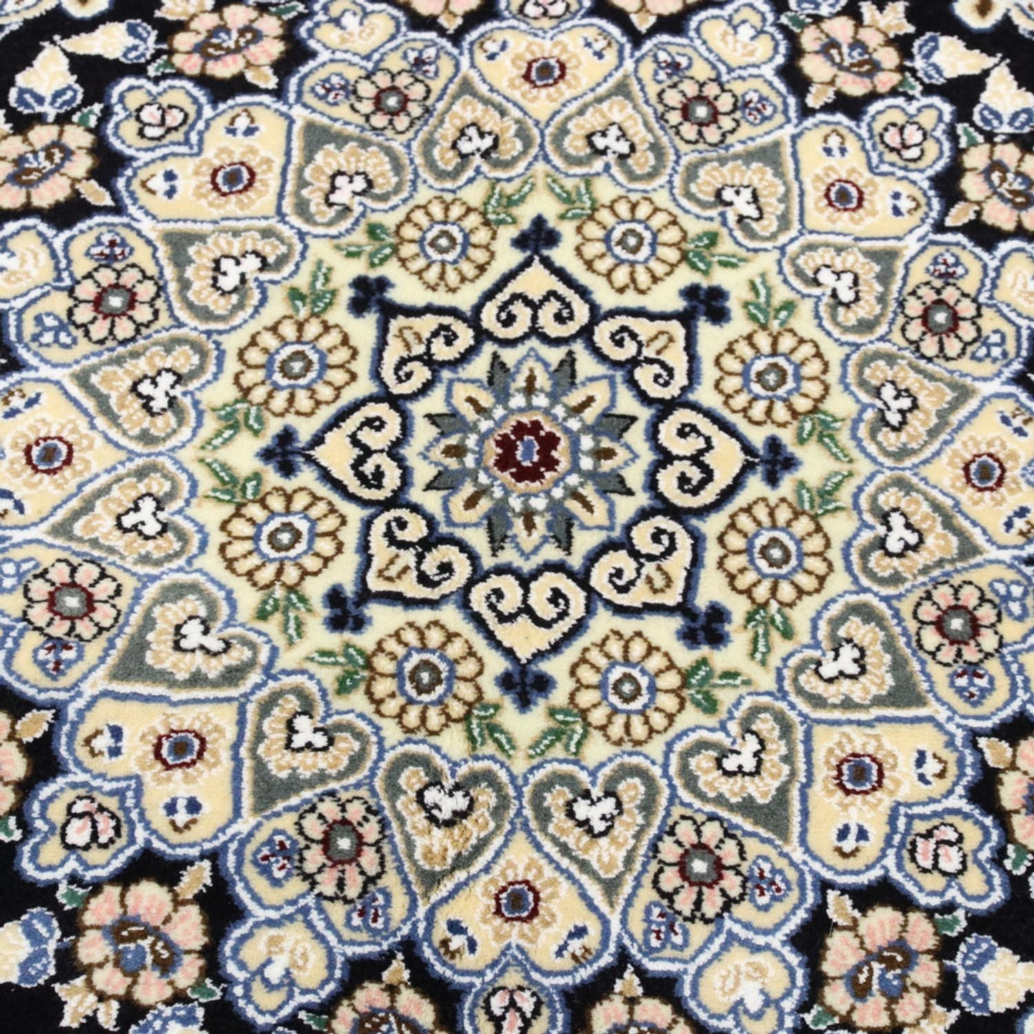 Persisk tæppe - Nain - Royal - 202 x 132 cm - mørkeblå